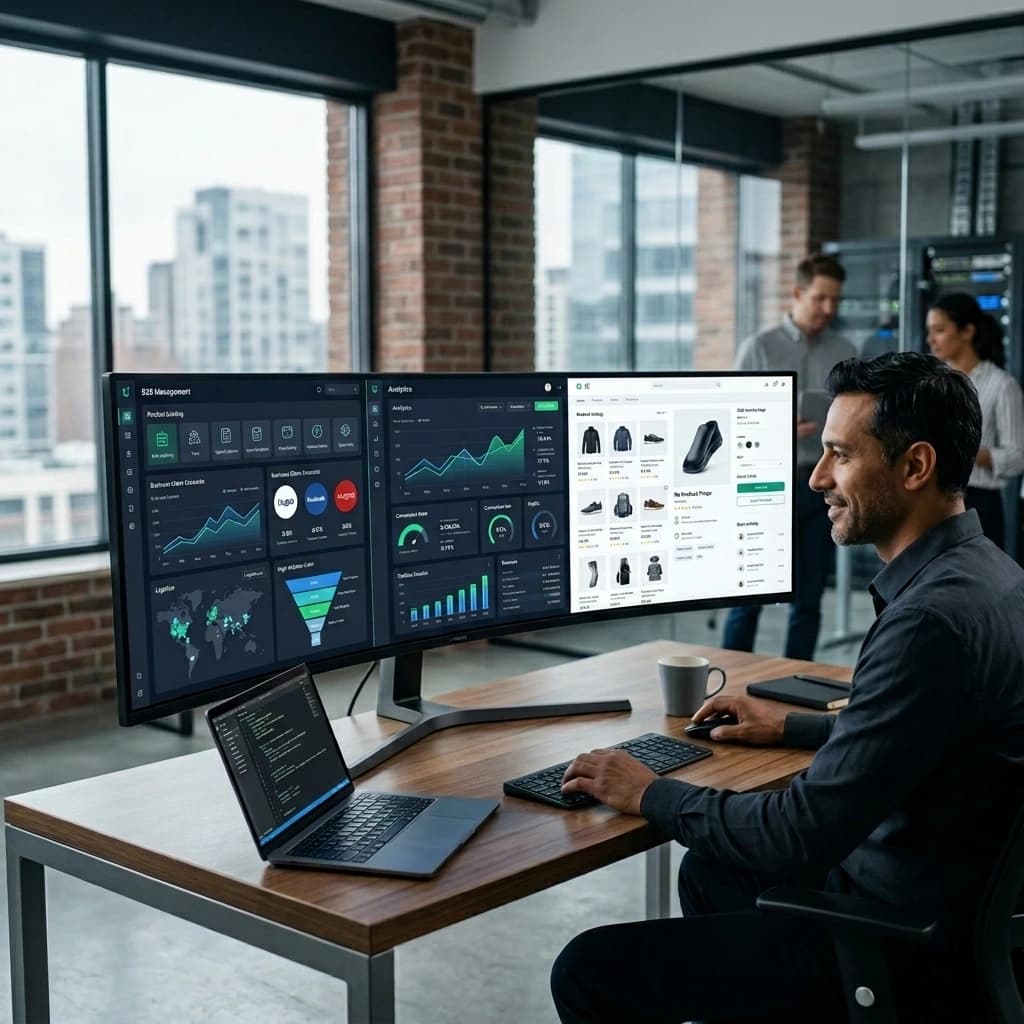 Team shaping a digital commerce strategy